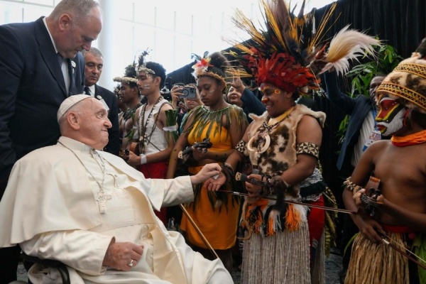 papież Franciszek w Papui nowej gwinei